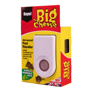 The Big Cheese Advanced Pest Repeller - Humane, Ultrasound Rodent Deterrent 1 pc