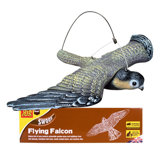 The Big Cheese Flying Falcon - Decoy Bird Scarer, Life-Like Colouring 1 pc