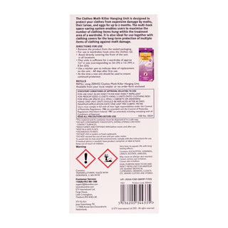 Zero In - Multi-Hook Hanging Clothes Moth Killer